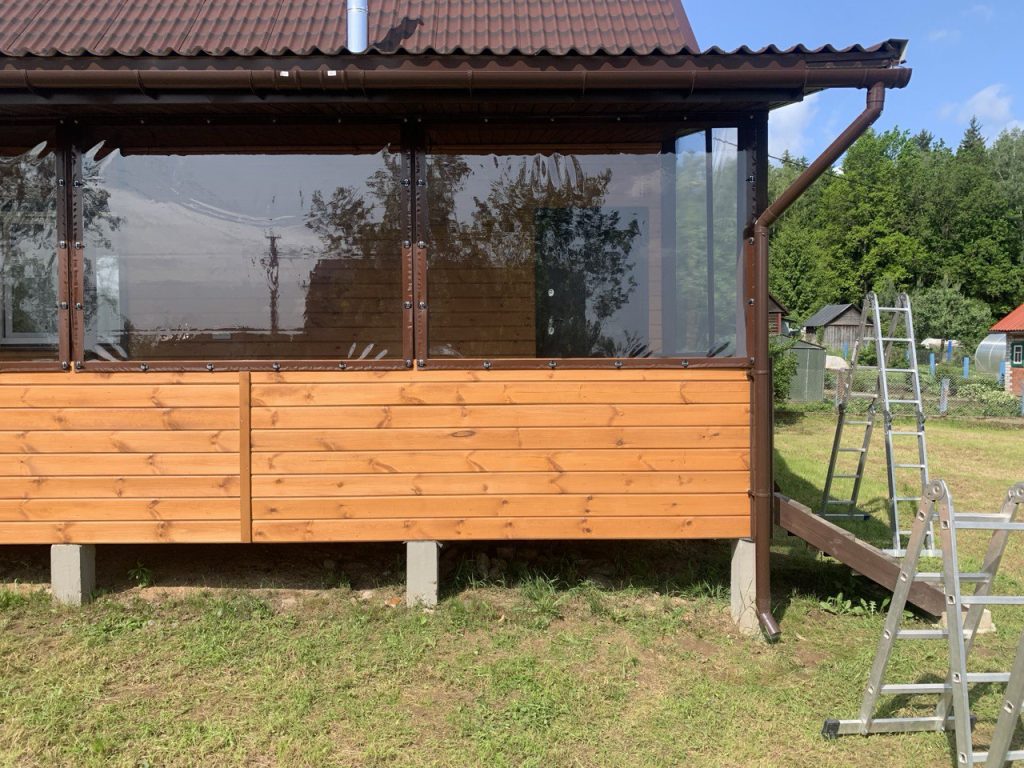 Мягкие окна на террасу