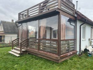 Мягкое окно LeDOM 250×120 см на ремешке